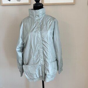 Vintage 90s Haband Iridescent Nylon Windbreaker Jacket
